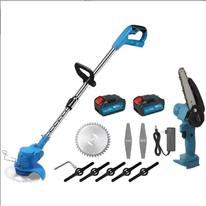 KIT DE JARDINERIA 3 EN 1, DESMALEZADORA + Y TIJERA DE PODAR