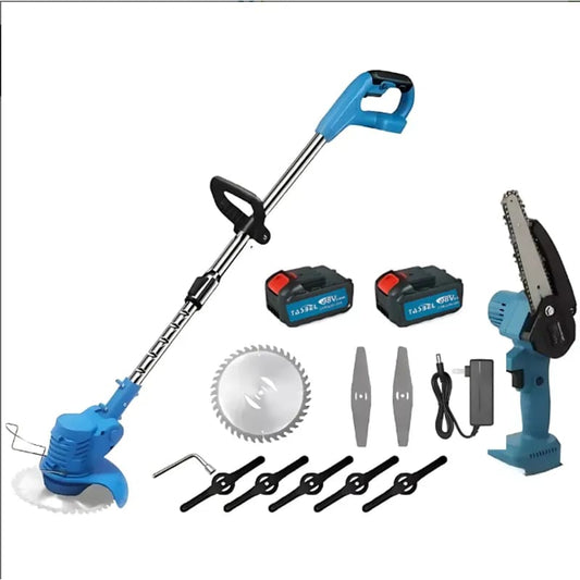KIT DE JARDINERIA 3 EN 1, DESMALEZADORA + Y TIJERA DE PODAR