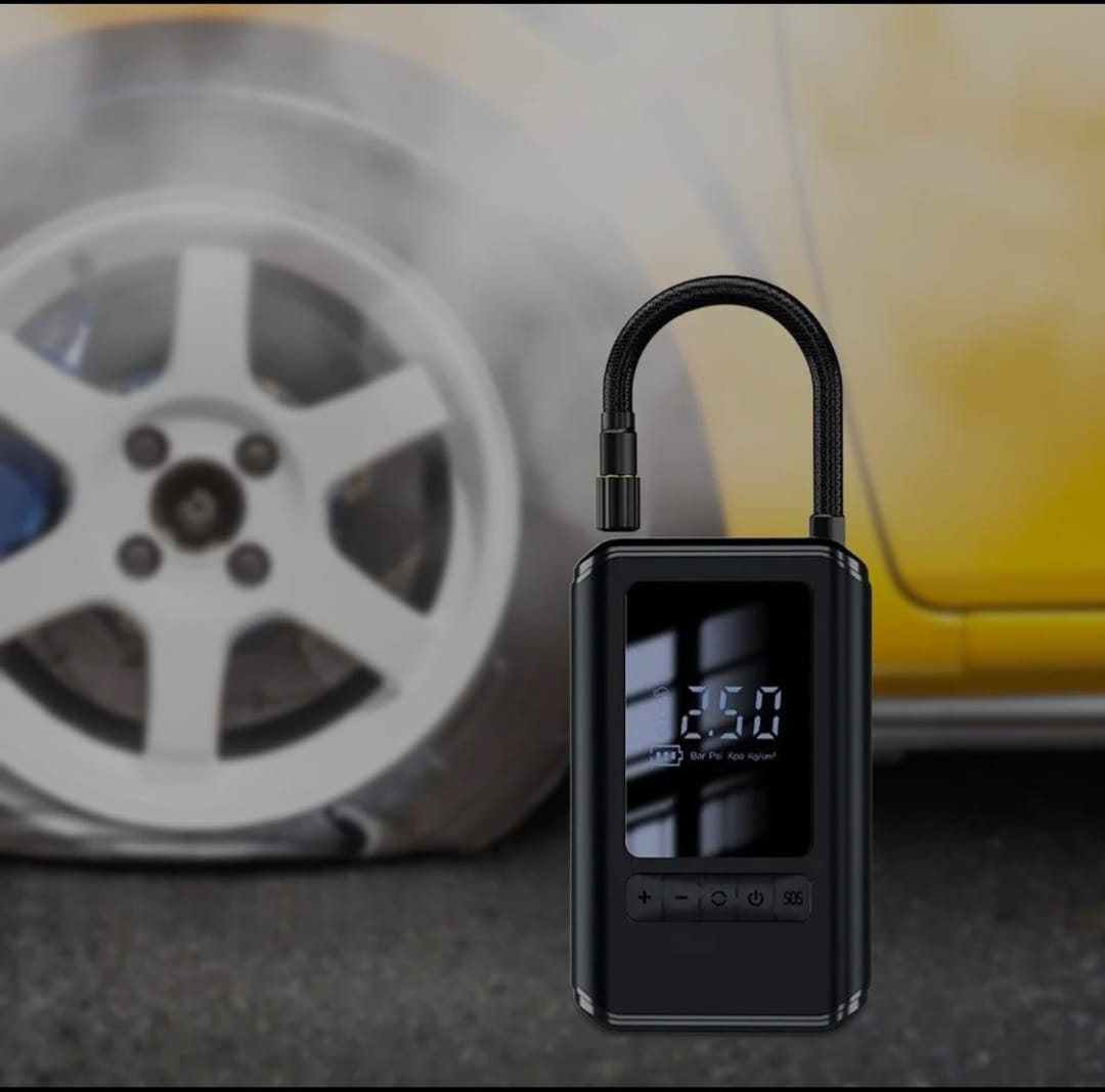 COMPRESOR DE AIRE PORTATIL PARA AUTO