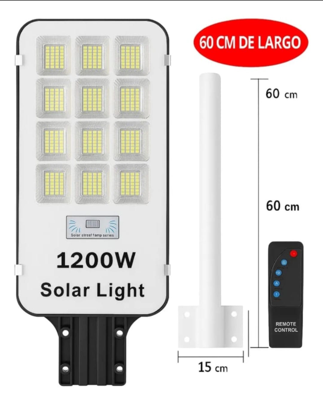 LUZ SOLAR DE 1.200W TASBEL