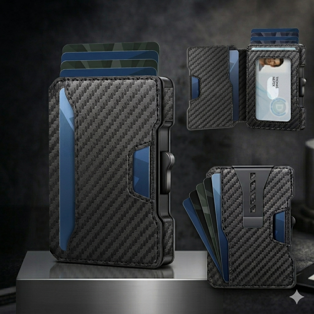 BILLETERA INTELIGENTE ANTIRROBO RFID ULTRA DELGADA | SECURIX™